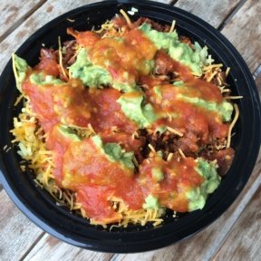 Gluten-free breakfast taco bowl from Mondo Taco
